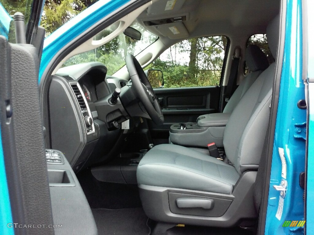 Black/Diesel Gray Interior 2017 Ram 2500 Tradesman Crew Cab 4x4 Photo #116005200
