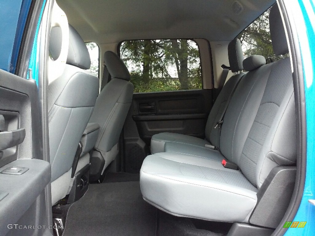 Black/Diesel Gray Interior 2017 Ram 2500 Tradesman Crew Cab 4x4 Photo #116005224