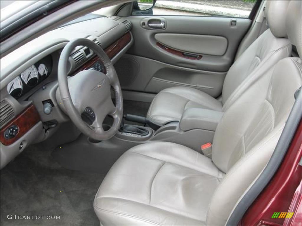 2002 Sebring LXi Sedan - Dark Garnet Red Pearl / Dark Slate Gray photo #7