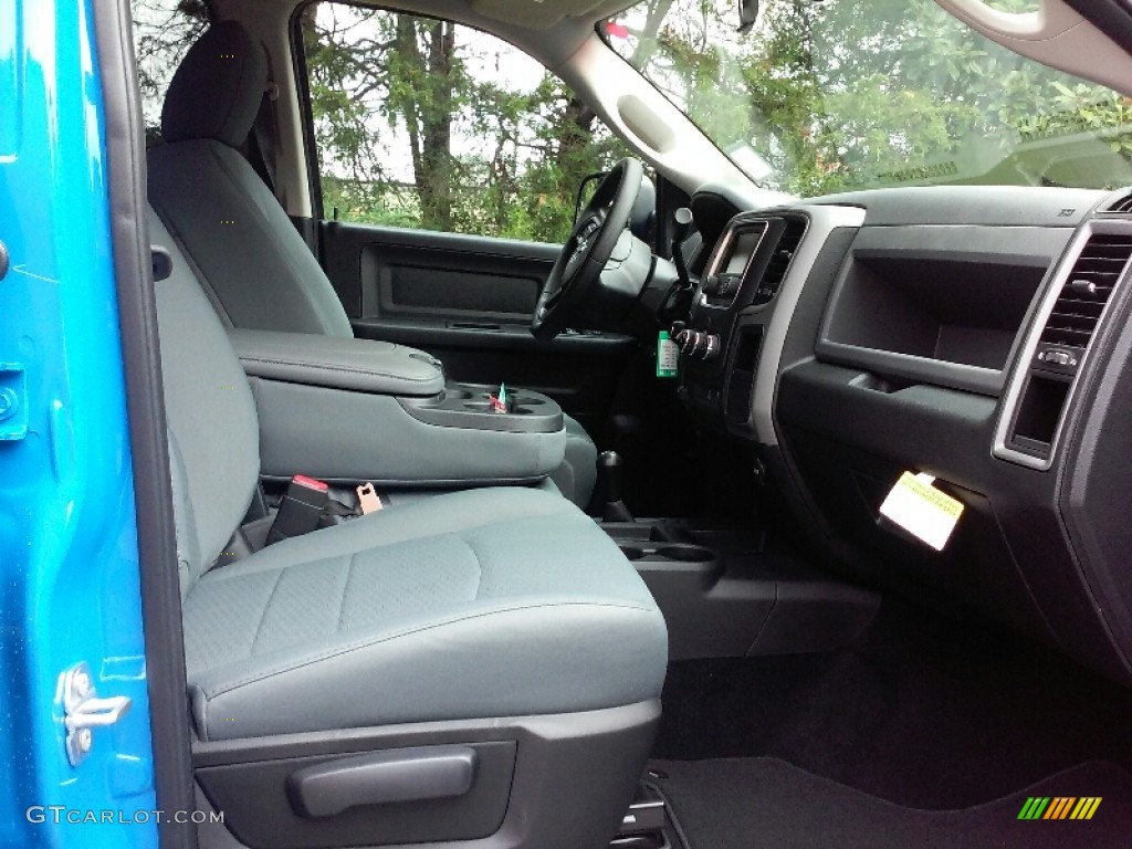 Black/Diesel Gray Interior 2017 Ram 2500 Tradesman Crew Cab 4x4 Photo #116005311