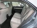 2017 Toyota Corolla Steel Gray Interior Rear Seat Photo