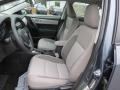 2017 Toyota Corolla Steel Gray Interior Front Seat Photo