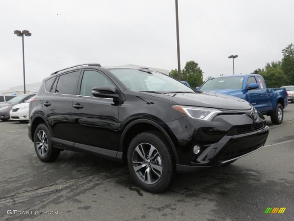 2017 RAV4 XLE - Black / Black photo #1