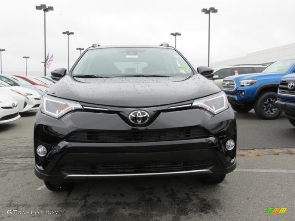 2017 RAV4 XLE - Black / Black photo #2