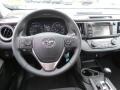 Black 2017 Toyota RAV4 XLE Dashboard