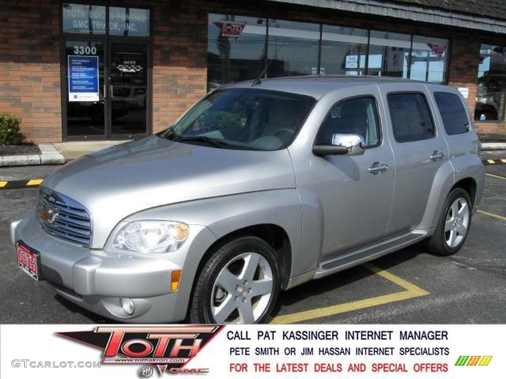 2008 HHR LT - Silverstone Metallic / Gray photo #1