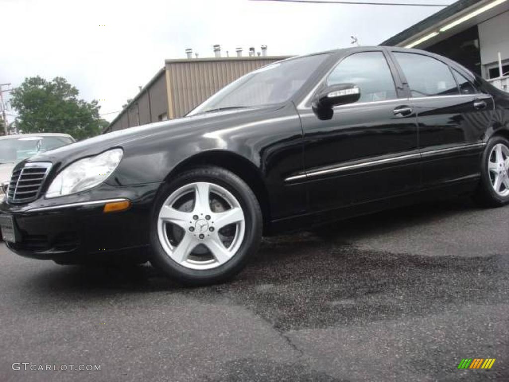 2004 S 430 Sedan - Black / Charcoal photo #2