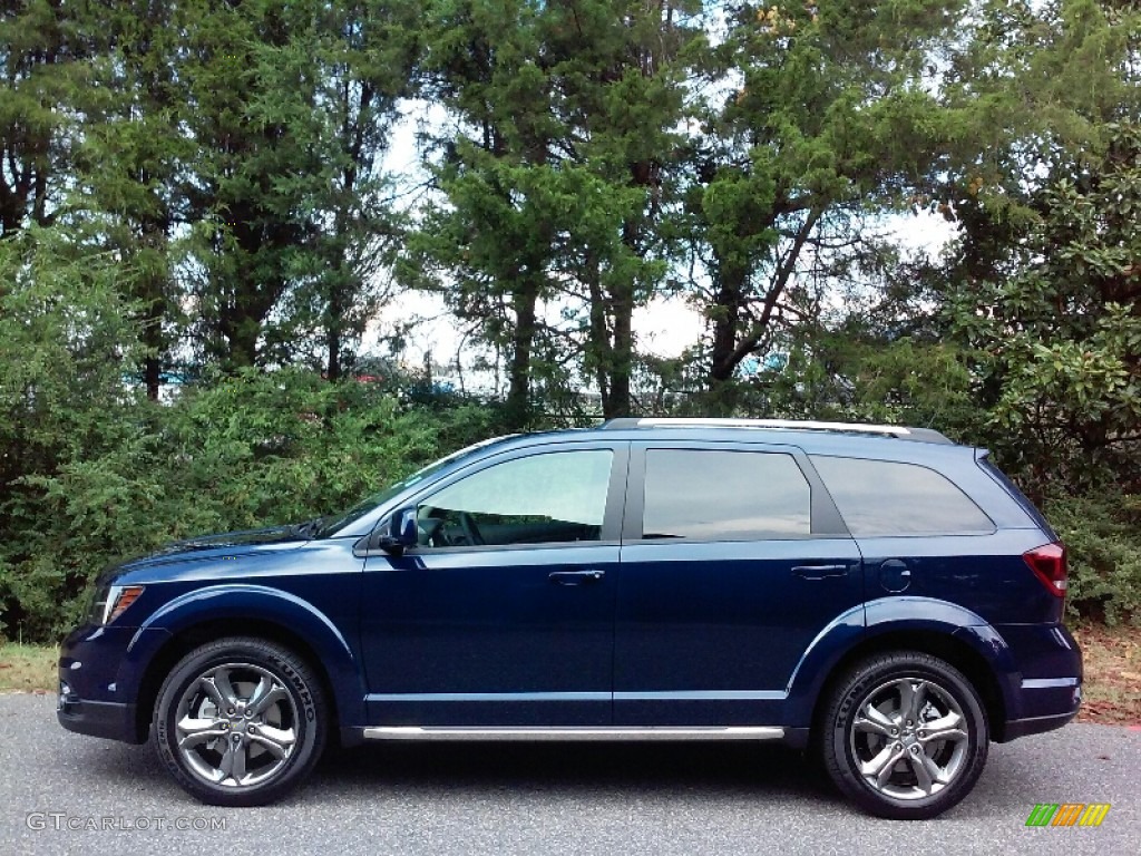Contusion Blue 2017 Dodge Journey Crossroad Exterior Photo #116007897