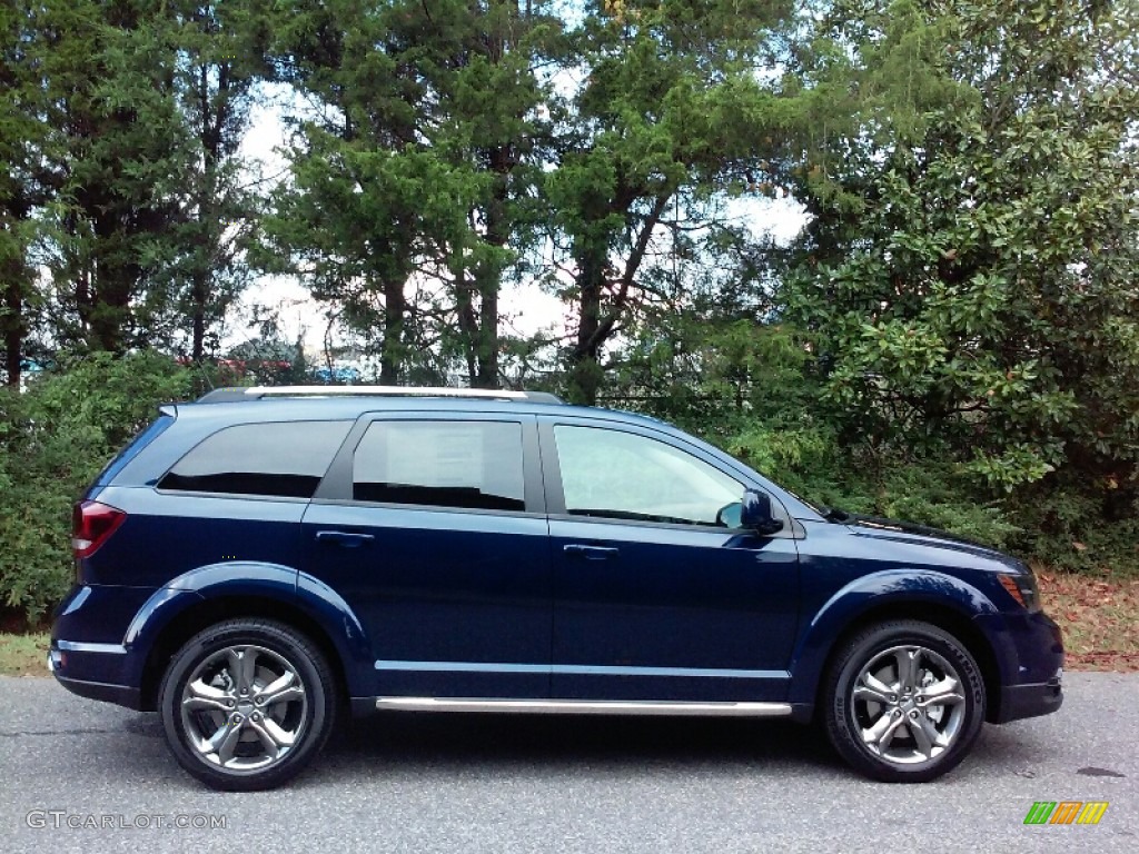 Contusion Blue 2017 Dodge Journey Crossroad Exterior Photo #116008230