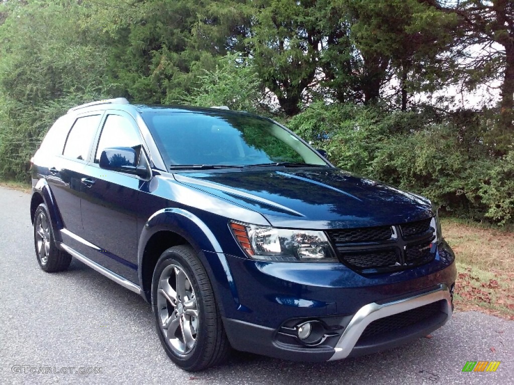 Contusion Blue 2017 Dodge Journey Crossroad Exterior Photo #116008260