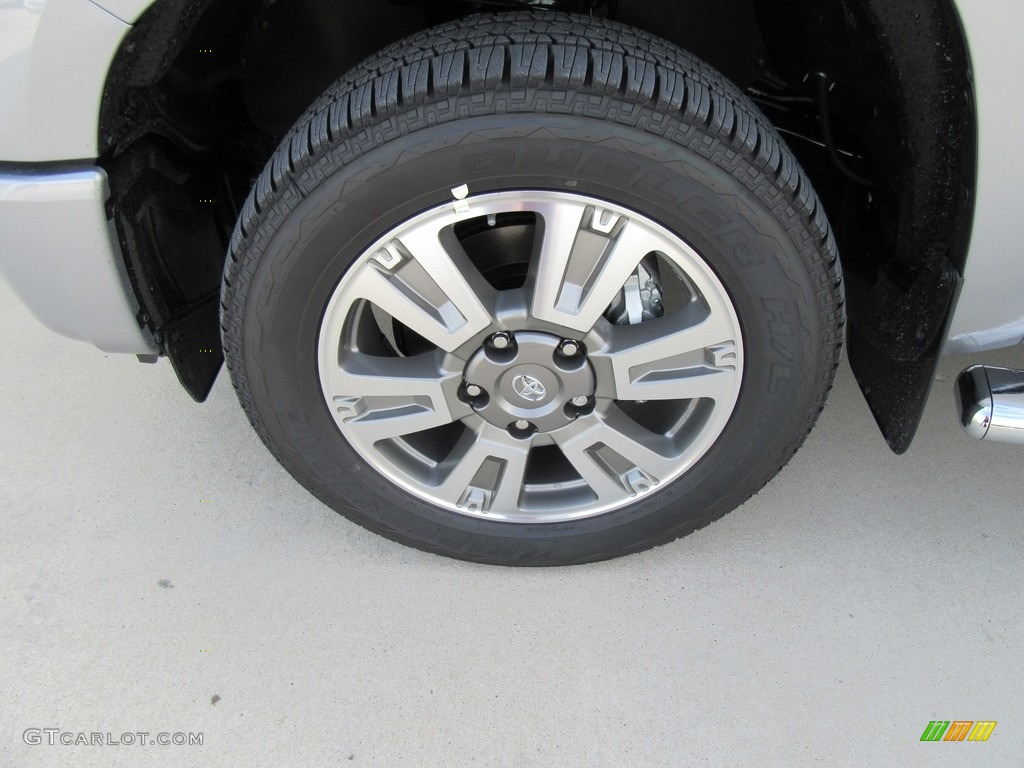 2017 Tundra Platinum CrewMax - Silver Sky Metallic / Black photo #10