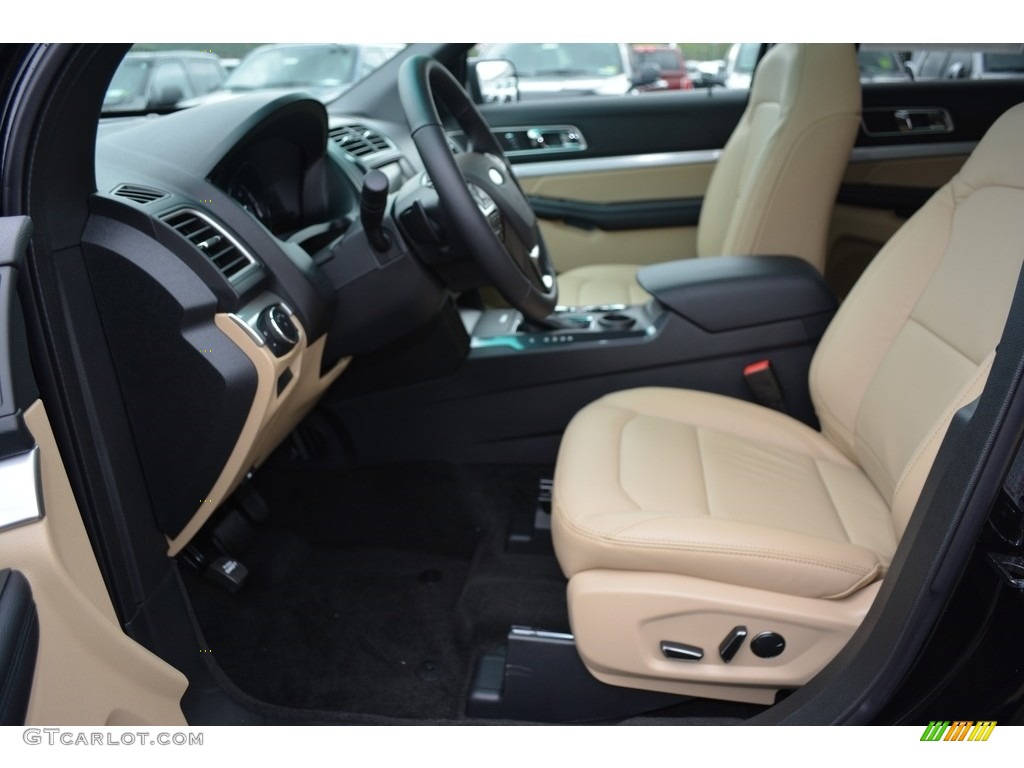 2017 Explorer XLT - Shadow Black / Medium Light Camel photo #7