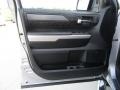 Black 2017 Toyota Tundra Platinum CrewMax Door Panel