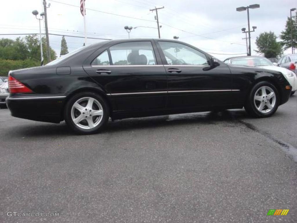 2004 S 430 Sedan - Black / Charcoal photo #6