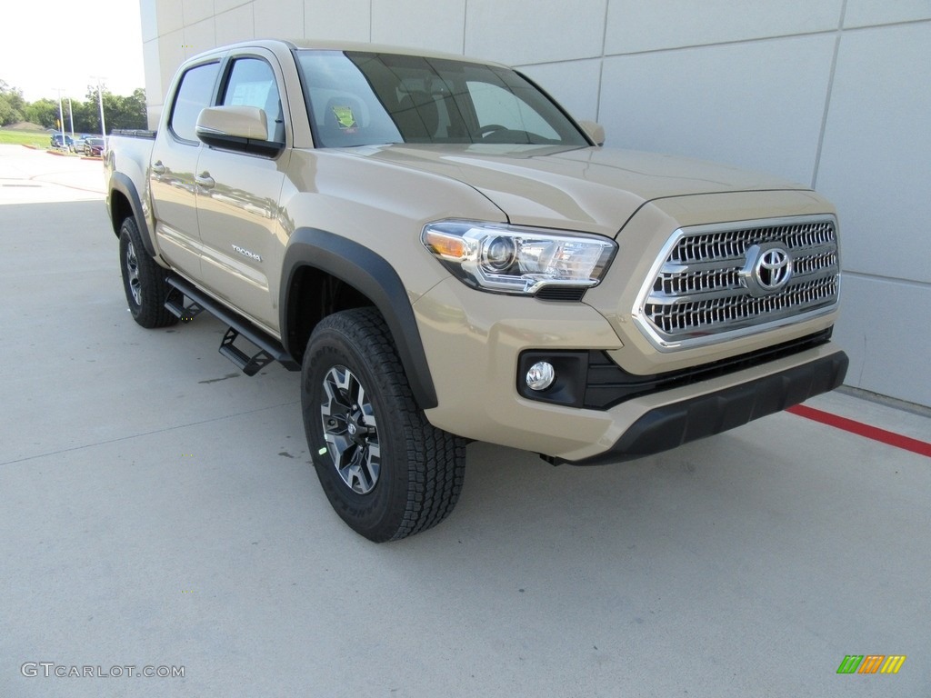 2017 Tacoma TRD Off Road Double Cab 4x4 - Quicksand / TRD Graphite photo #2