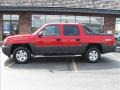 2005 Victory Red Chevrolet Avalanche Z71 4x4  photo #2