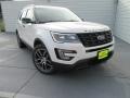 2017 White Platinum Ford Explorer Sport 4WD  photo #1