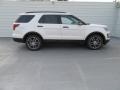 2017 White Platinum Ford Explorer Sport 4WD  photo #3