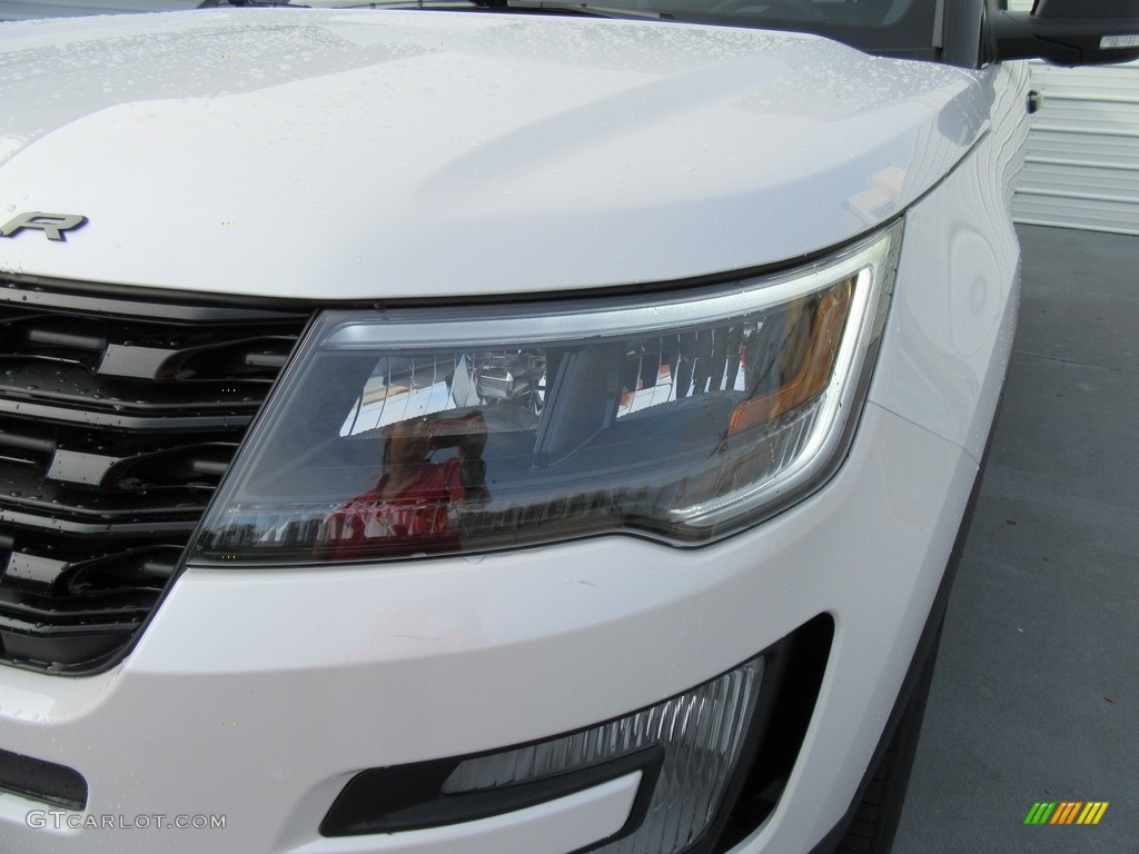 2017 Explorer Sport 4WD - White Platinum / Ebony Black photo #9