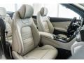 Crystal Grey/Black 2017 Mercedes-Benz C 300 Cabriolet Interior Color
