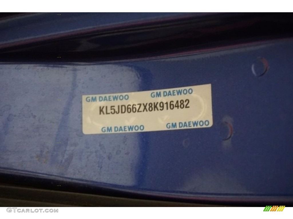2008 Reno  - Cobalt Blue Metallic / Grey photo #15