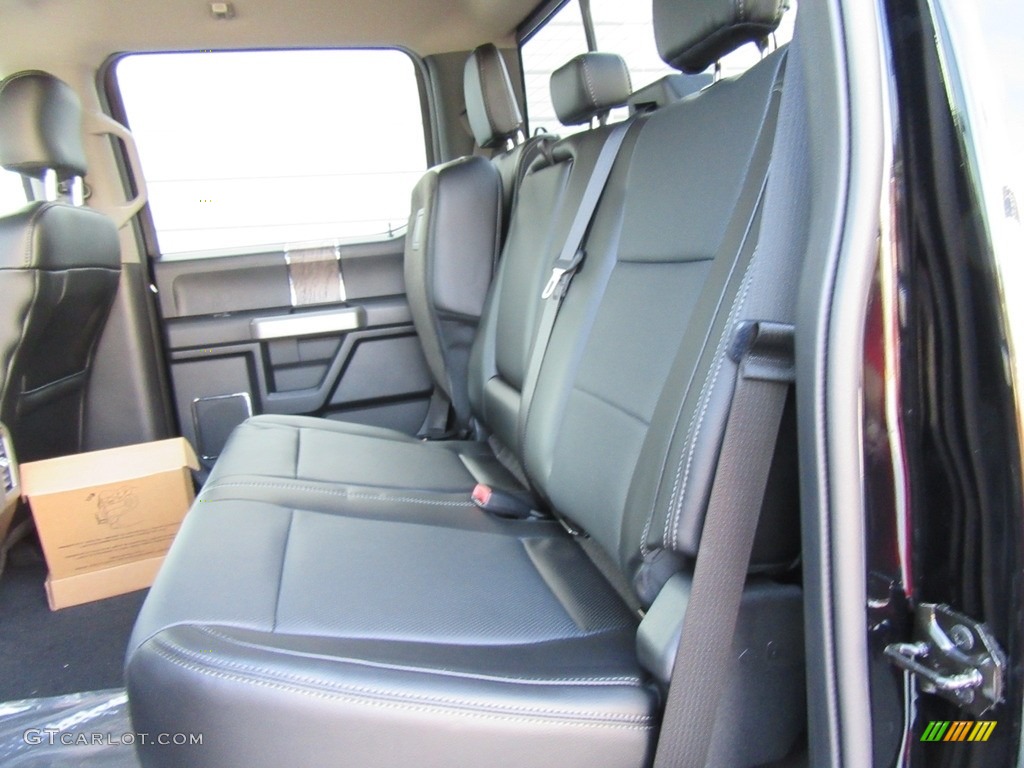 Black Interior 2017 Ford F250 Super Duty Lariat Crew Cab 4x4 Photo #116013168