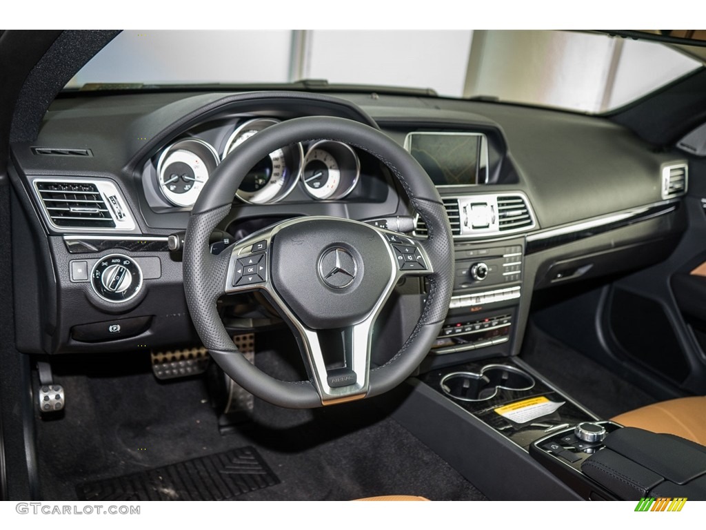 2017 Mercedes-Benz E 400 Coupe Natural Beige/Black Dashboard Photo #116013453