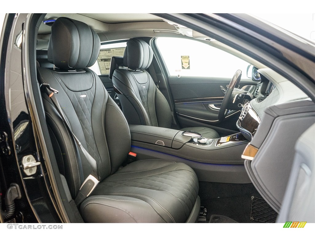 Black Interior 2016 Mercedes-Benz S Mercedes-Maybach S600 Sedan Photo #116015114