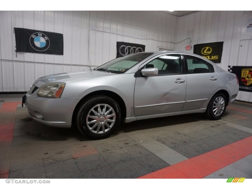 2006 Galant ES - Liquid Silver Metallic / Gray photo #2
