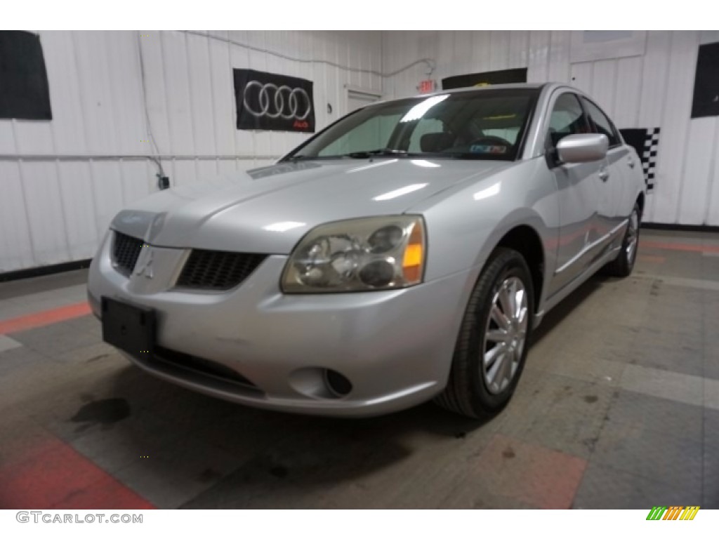 2006 Galant ES - Liquid Silver Metallic / Gray photo #3