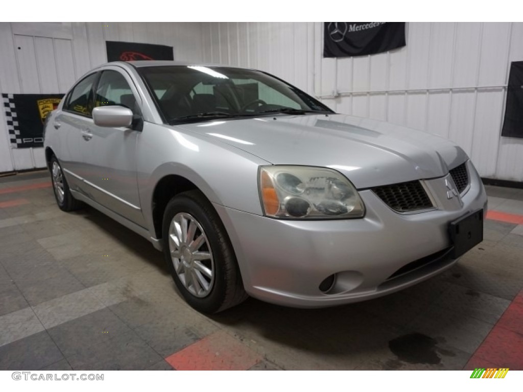 2006 Galant ES - Liquid Silver Metallic / Gray photo #5