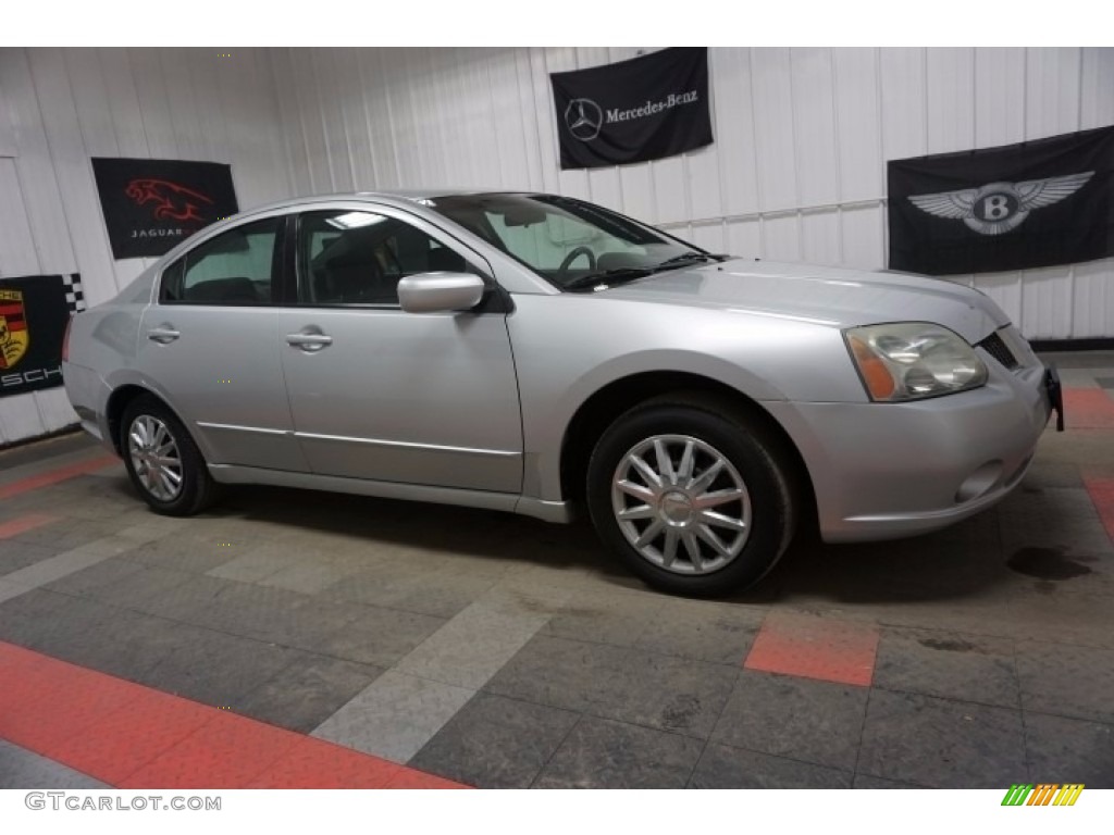2006 Galant ES - Liquid Silver Metallic / Gray photo #6