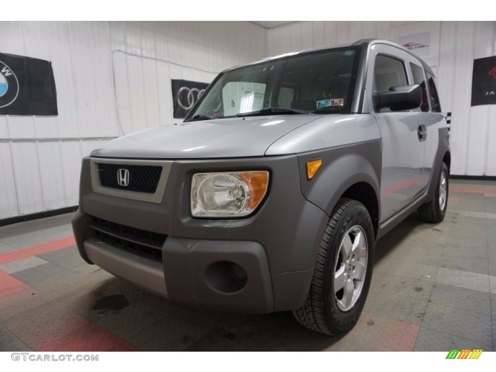 2003 Element EX AWD - Satin Silver Metallic / Black photo #3