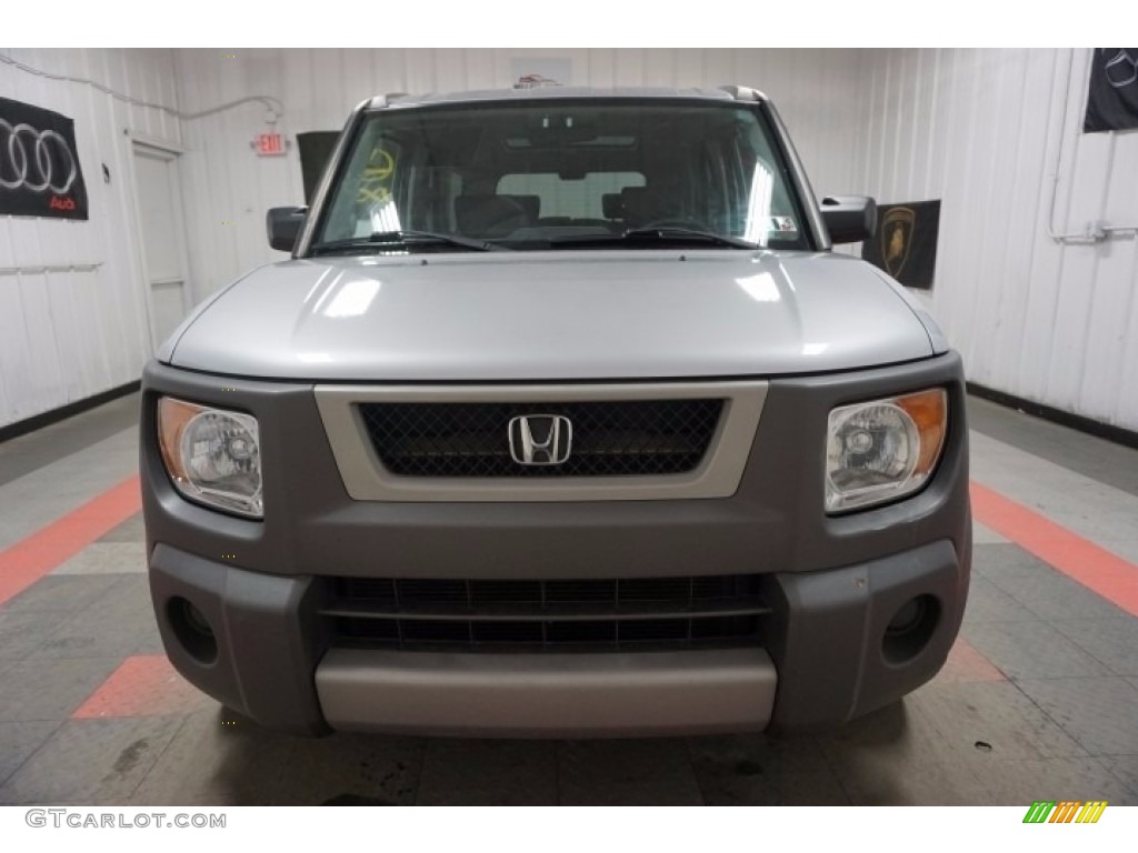2003 Element EX AWD - Satin Silver Metallic / Black photo #4