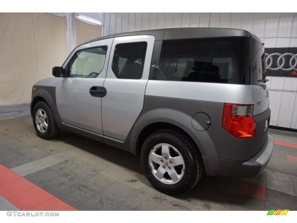 2003 Element EX AWD - Satin Silver Metallic / Black photo #11
