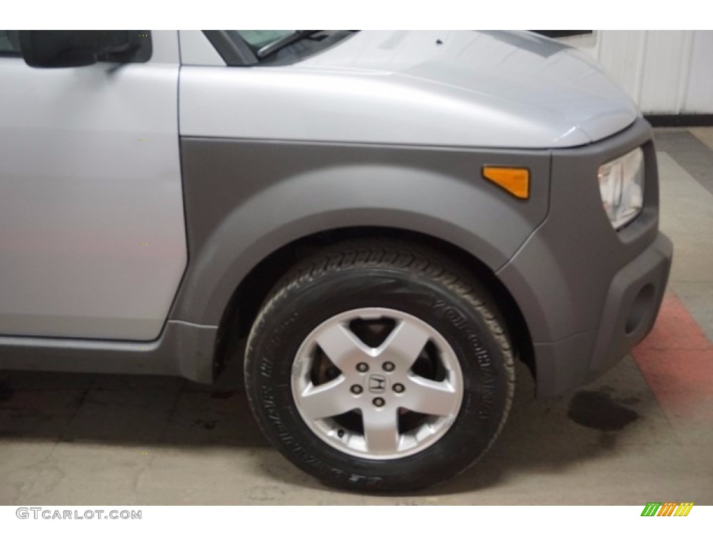 2003 Element EX AWD - Satin Silver Metallic / Black photo #40