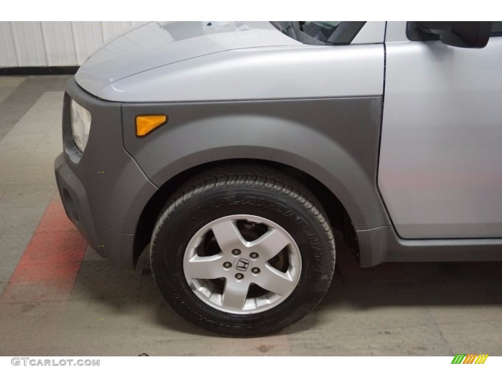 2003 Element EX AWD - Satin Silver Metallic / Black photo #49