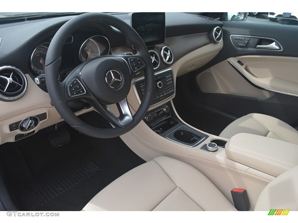 Beige Interior 2017 Mercedes-Benz GLA 250 4Matic Photo #116018472