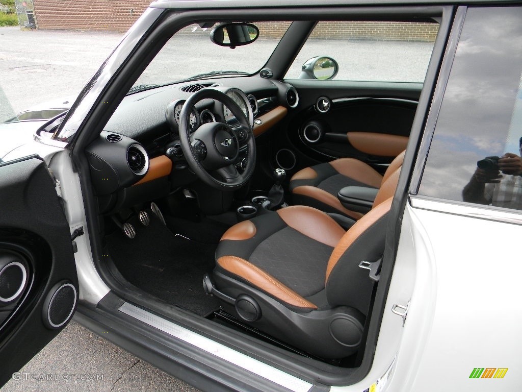Cross Check Toffee/Carbon Black Interior 2012 Mini Cooper S Hardtop Bayswater Package Photo #116019903