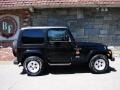 1998 Black Jeep Wrangler Sahara 4x4  photo #3