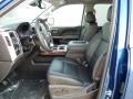 Jet Black 2017 GMC Sierra 1500 SLT Double Cab 4WD Interior Color