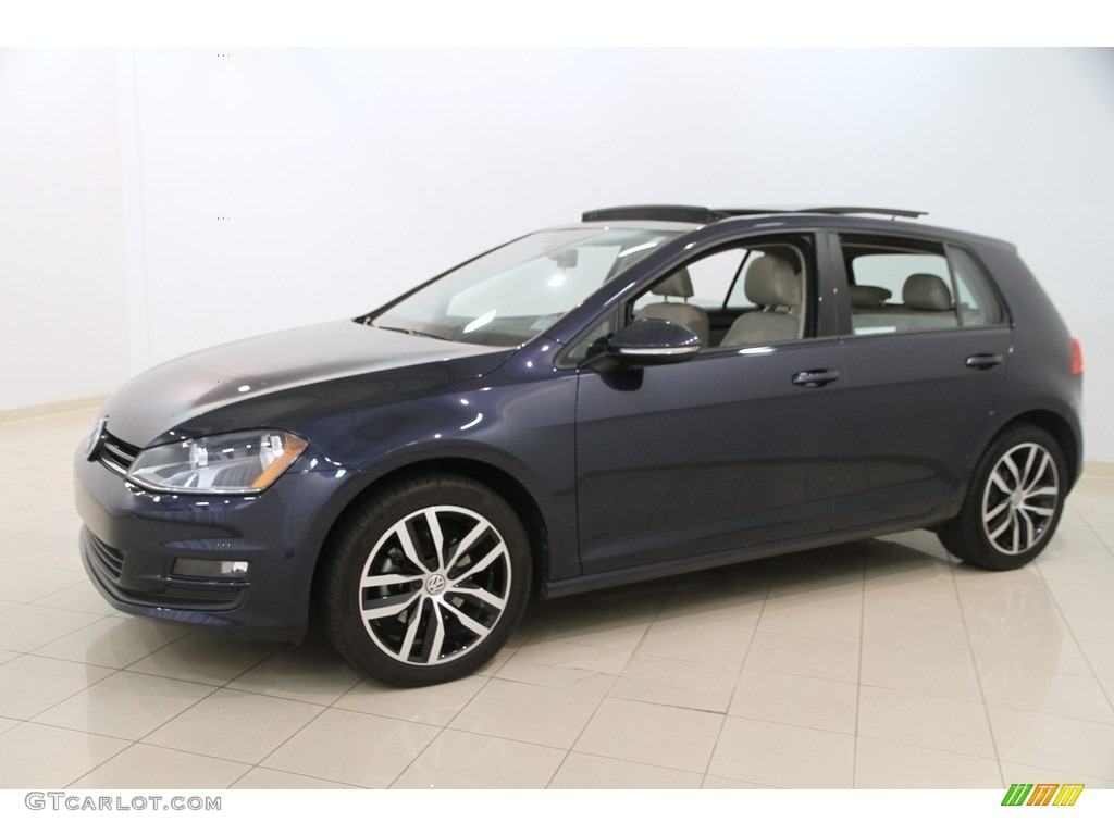 Night Blue Metallic 2016 Volkswagen Golf 4 Door 1.8T SE Exterior Photo #116021850