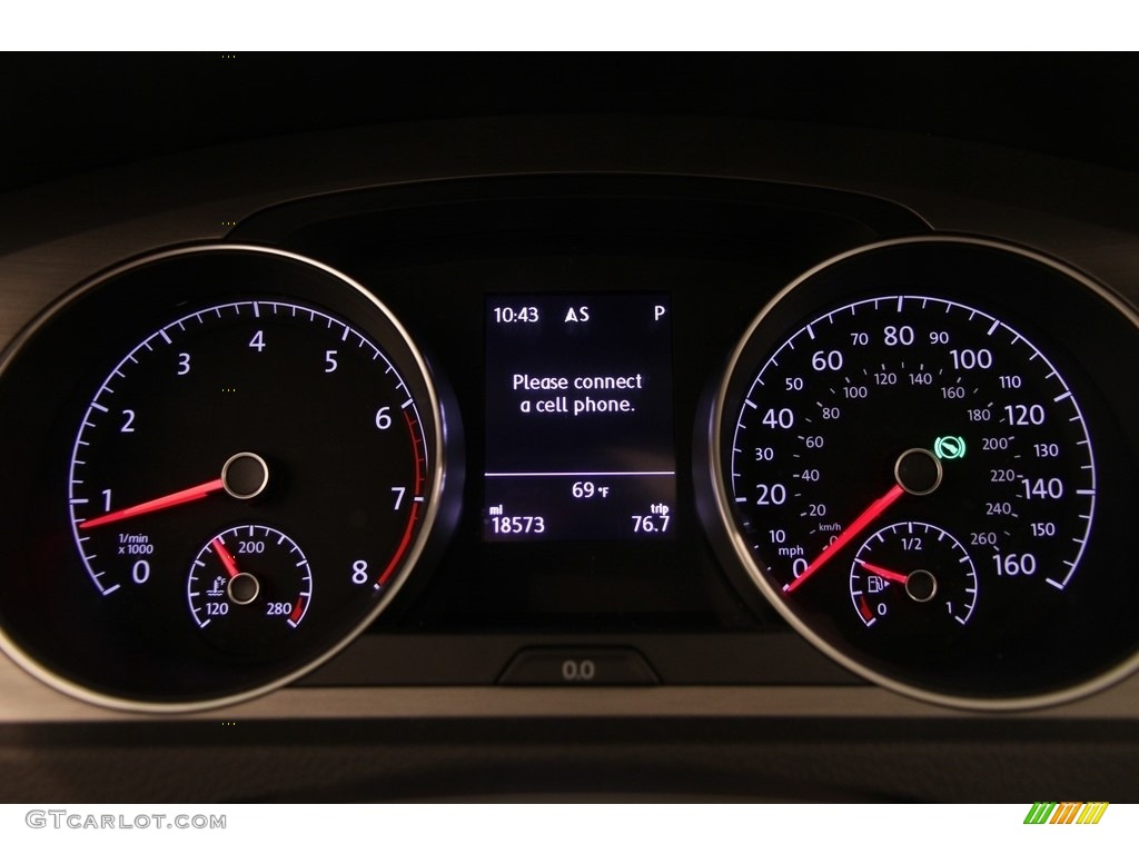 2016 Volkswagen Golf 4 Door 1.8T SE Gauges Photo #116021937