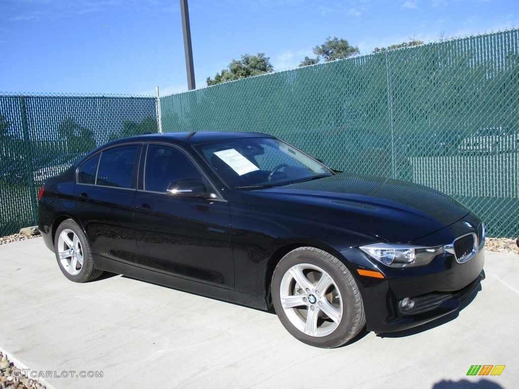 2014 3 Series 320i xDrive Sedan - Jet Black / Black photo #1