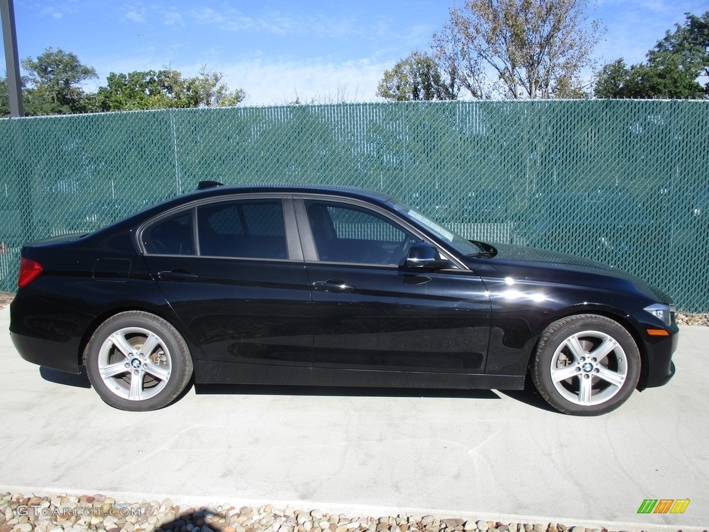 2014 3 Series 320i xDrive Sedan - Jet Black / Black photo #2