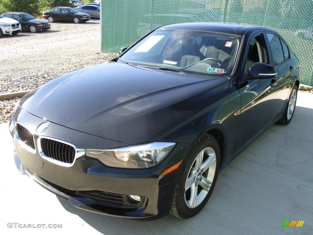 2014 3 Series 320i xDrive Sedan - Jet Black / Black photo #7