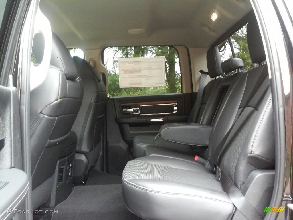 Black Interior 2017 Ram 2500 Laramie Crew Cab 4x4 Photo #116023173
