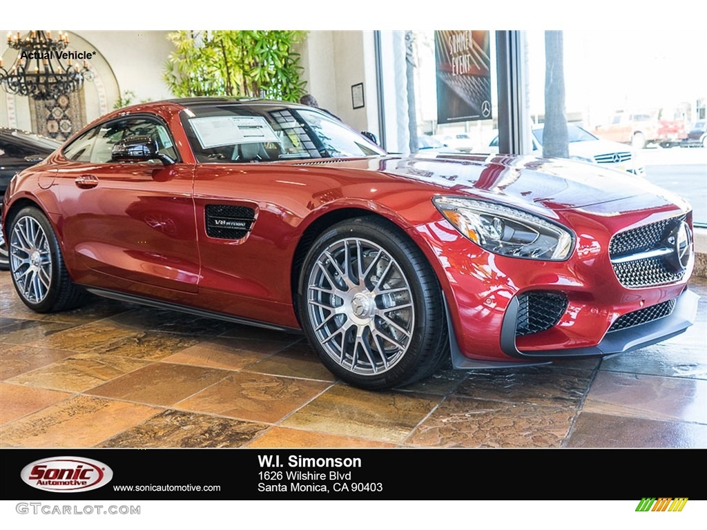 2017 AMG GT Coupe - designo Cardinal Red / Black photo #1
