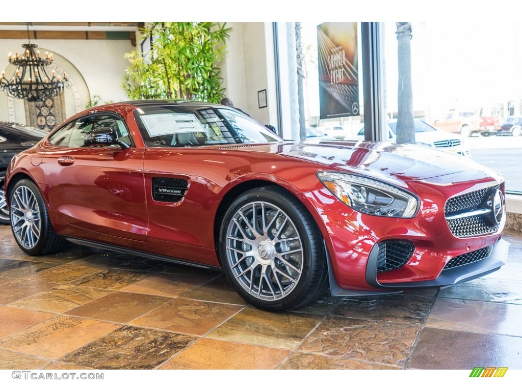 designo Cardinal Red 2017 Mercedes-Benz AMG GT Coupe Exterior Photo #116024737