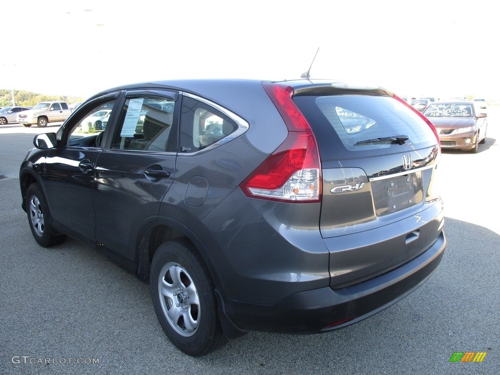 2012 CR-V LX 4WD - Polished Metal Metallic / Gray photo #16